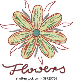 vintage flower design
