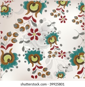 vintage flower design