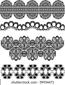 Celtic Ornaments Knot Patterns Borders Traditional Stock Vector ...