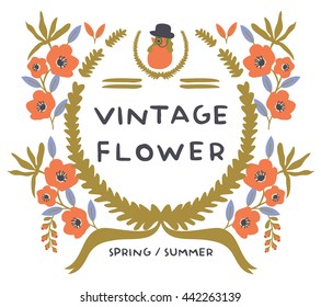 Vintage Flower Design