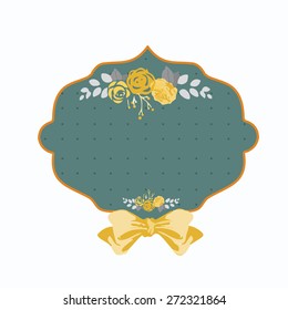 vintage flower flame 