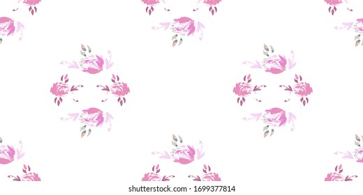 Vintage flower native pattern. Abstract ornate bohemian element. Folk american flowers. Print flower.