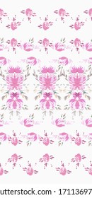 Patrón nativo de flor vintage. Elemento bohemio ornamentado abstracto. Flores de la gente de América. Imprima flor.