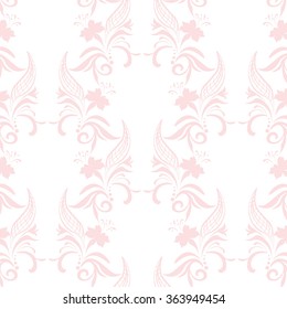 Vintage flower ornament pattern tile. Vector