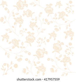  vintage flower pattern on navy background