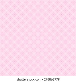 Vintage flower pattern on pink background.