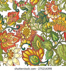 Vintage flower pattern. Seamless