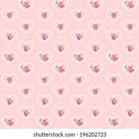 vintage flower pattern~ seamless vector background