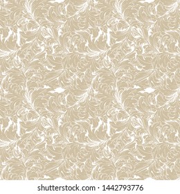 Vintage Flower pattern.background. Ornamental texture with flowers. Vector hand draw damask patter for greeting cards and wedding invitations.Seamless texture for wallpapers, textile, wrapping.