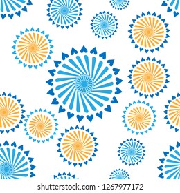 vintage flower seamless pattern vector