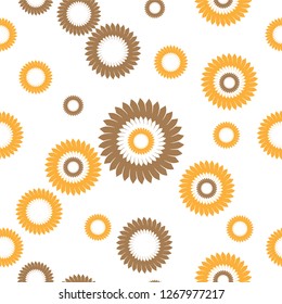 vintage flower seamless pattern vector