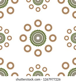 vintage flower seamless pattern vector