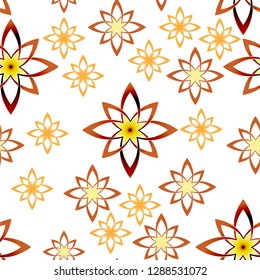 vintage flower seamless pattern vector