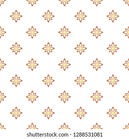 vintage flower seamless pattern vector