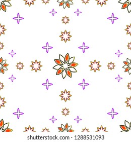 vintage flower seamless pattern vector