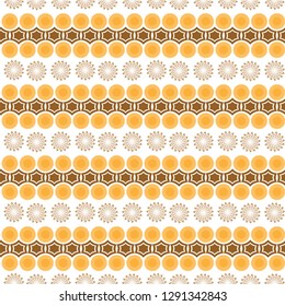 vintage flower seamless pattern vector