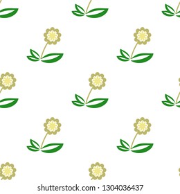 vintage flower seamless pattern vector