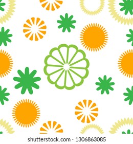 vintage flower seamless pattern vector