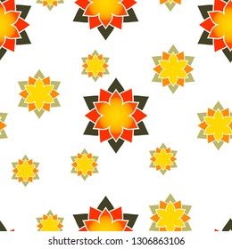 vintage flower seamless pattern vector
