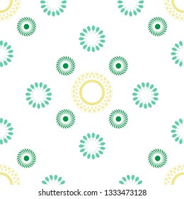 vintage flower seamless pattern vector