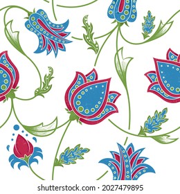 textura sin costura de flor vintage, estilo retro boho, para imprimir en postal, cubierta, papel tapizado.