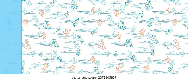 patrón vintage sin costura vectorial en segundo plano