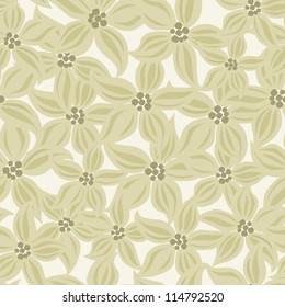 vintage flower spring seamless background