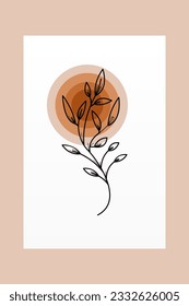 Vintage flower wall art decoration. Printable vintage flower wall decor