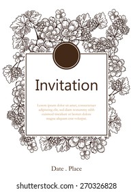 Vintage flowers. Abstract elegance seamless pattern with floral elements. Flower background.