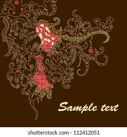 vintage flowers background