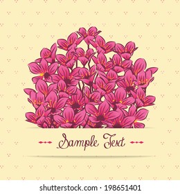 Vintage flowers Background