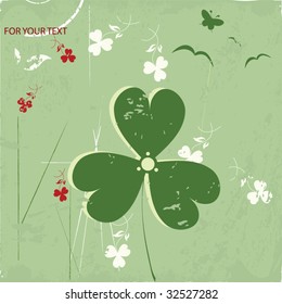 Vintage flowers background