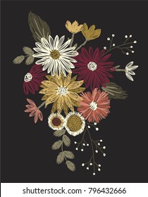 Vintage Flowers Embroidery