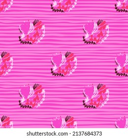 Flores y hojas antiguas sin costura. Papel de pared inacabable floral retro. Un telón de fondo bonito. Diseño para tela, impresión textil, superficie, envoltura, cubierta, tarjeta de saludo. Ilustración del vector