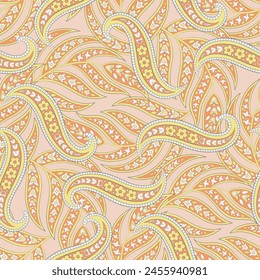 Vintage flores sin patrón. Fondo de Vector floral étnico