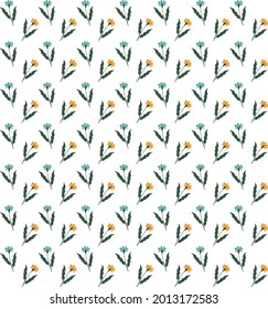 Flores antiguas sin fisuras, impresión de moda. Textura repitiendo floral, fondo. Ilustración del vector