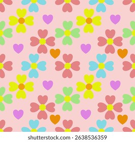Vintage Flowers Seamless vectors abstract