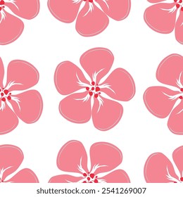 Vintage flowery pattern. Seamless floral background for wrapping, textile, wallpaper