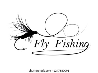 vintage fly fish,drawing animal,vector