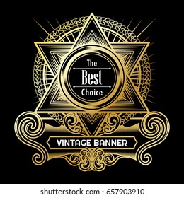 Vintage flyer background Design Template,Vector Illustration