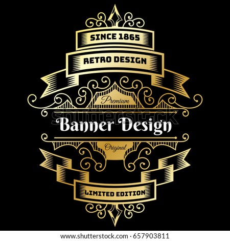 Vintage flyer background Design Template,Vector Illustration