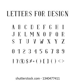 Vintage font for alcohol label. Typeface in retro style. Alcohol label design  lettering. Vector hand written alphabet.