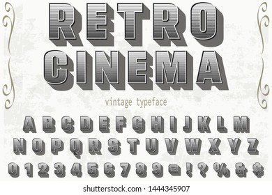 vintage Font alphabet Script Typeface handcrafted handwritten vector label design old style.Shadow Effect.vintage Hand Drawn.Retro Typography.Vector Illustration. 