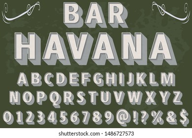 vintage Font alphabet Script Typeface handcrafted handwritten vector label design old style.Shadow Effect.vintage Hand Drawn.Retro Typography.Vector Illustration. 