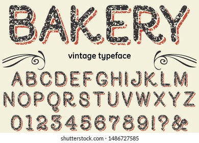 vintage Font alphabet Script Typeface handcrafted handwritten vector label design old style.Shadow Effect.vintage Hand Drawn.Retro Typography.Vector Illustration. 