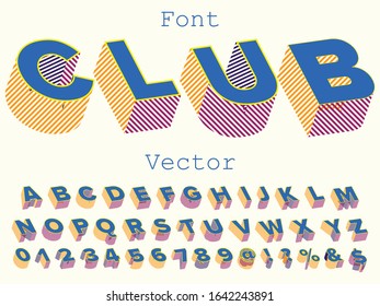 vintage Font alphabet Script Typeface handcrafted handwritten vector label design old style.Shadow Effect.vintage