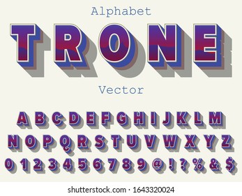 vintage Font alphabet Script Typeface handcrafted handwritten vector label design old style.Shadow Effect.vintage Hand Drawn.Retro