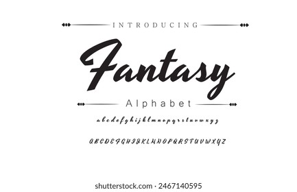 Conjunto de letras mayúsculas y números del alfabeto de texto de Antiguas Font Design