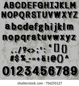 Vintage Font handcrafted vector script alphabet,design handwritten name abc