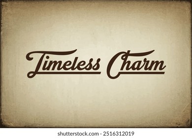 Vintage Font Style Effect Design for Social Media Template.